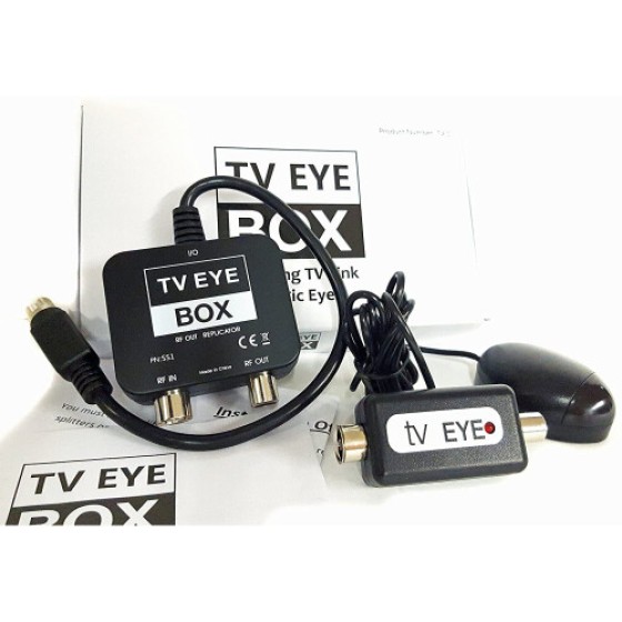 Viewi TV Eye Box IO-Link RF Modulator Output, Kompatibel dengan Sky HD Set-Top Box, Dilengkapi dengan Black Magic Eye Gratis